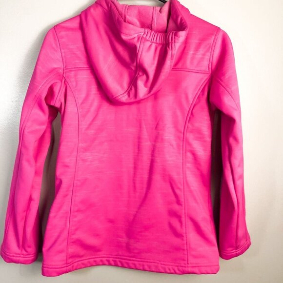 Vertical 9 Girls Hooded Full Zip Fleece Soft Shell Jacket XL Pink - Picture 2 of 7